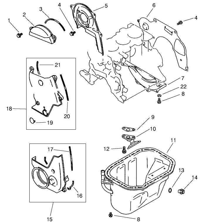 Covers & Oil Pan Assembly