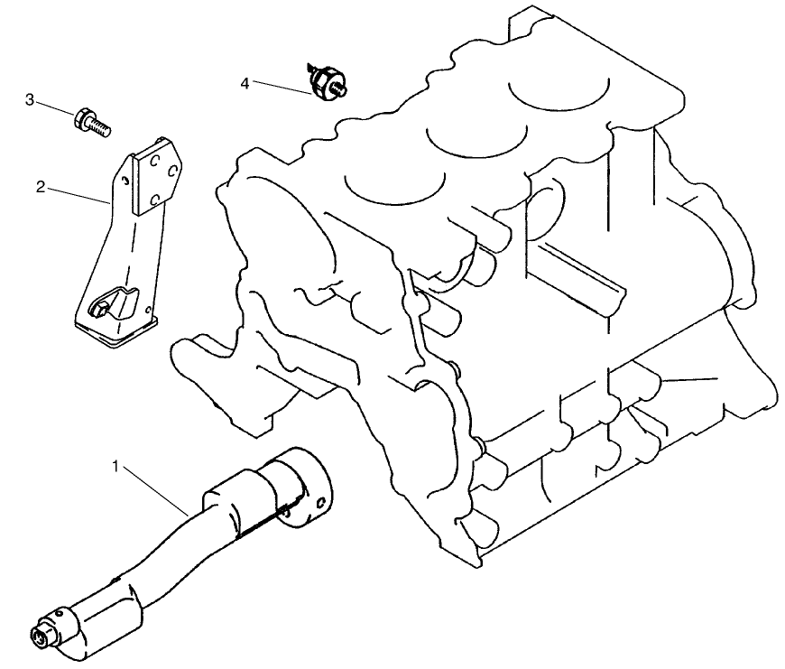 Balancer & Oil Pressure Switch & Engine Mount