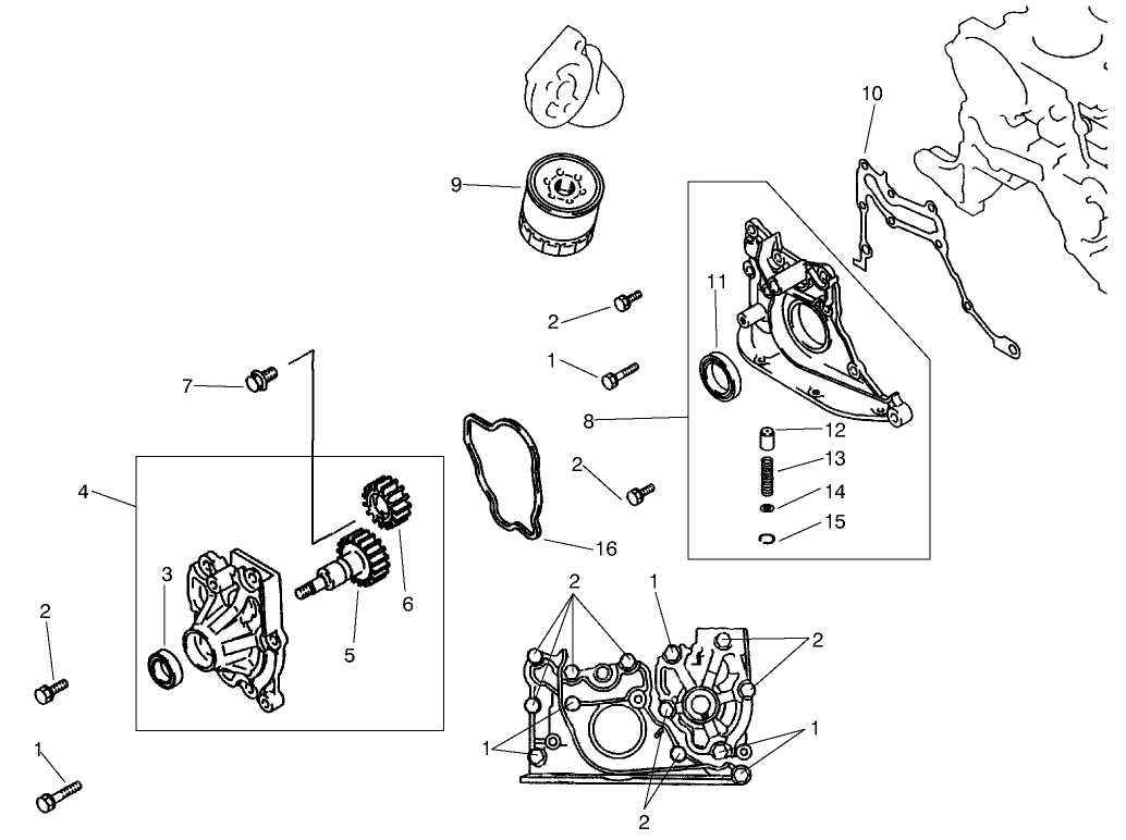 Oil Pump & Filter Assembly