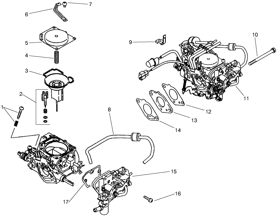 Carburetor Installation Assembly