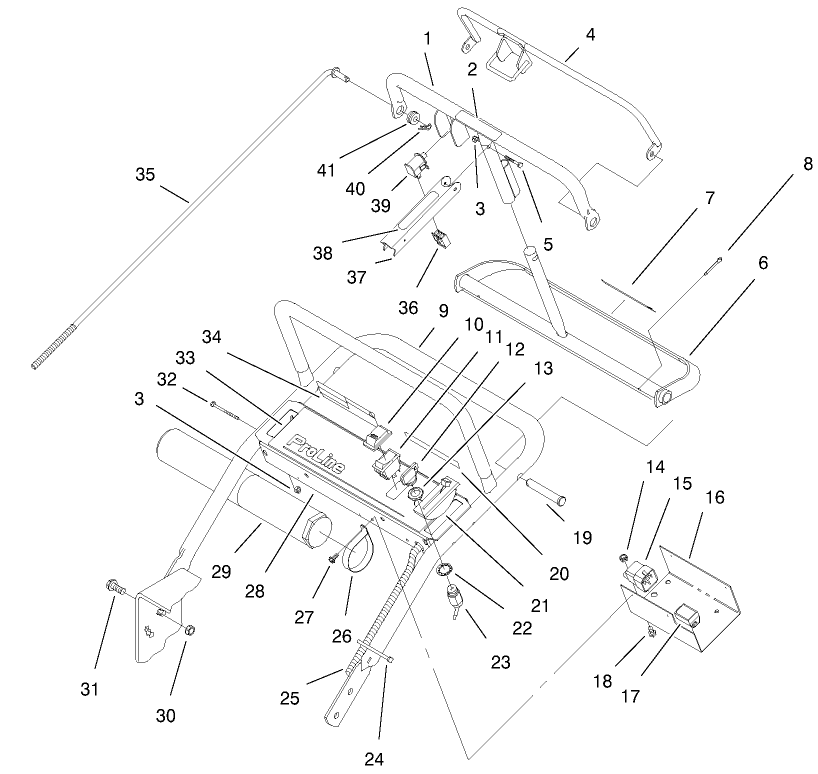 Handle And Control Panel Assembly
