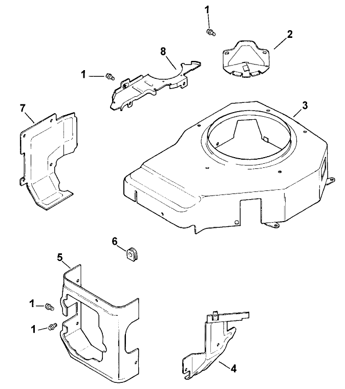 Blower Housing And Baffles