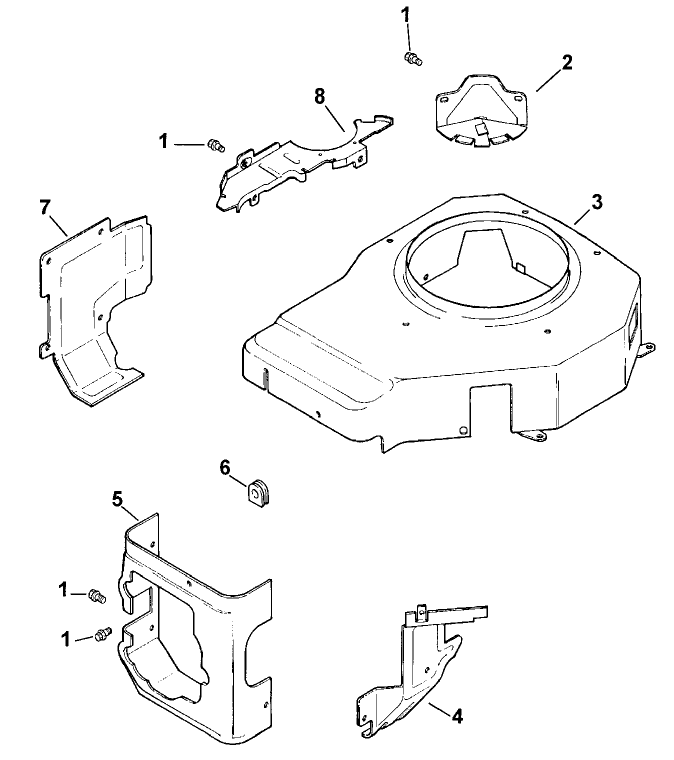 Blower Housing And Baffles