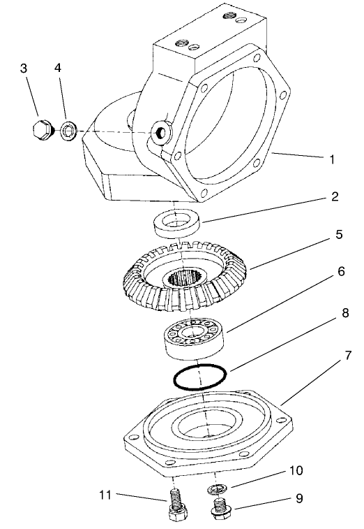 Rear Axle Assembly No. 95-7501 (continued) Axle Case Assembly