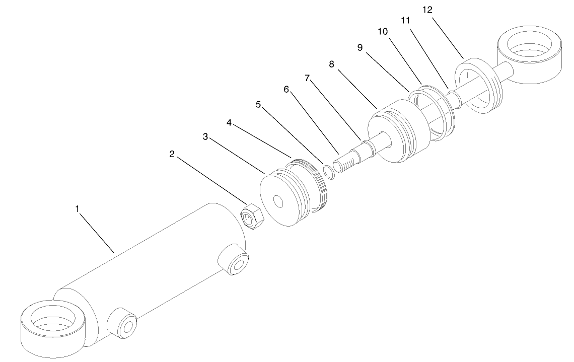 Steering Cylinder No. 99-2415