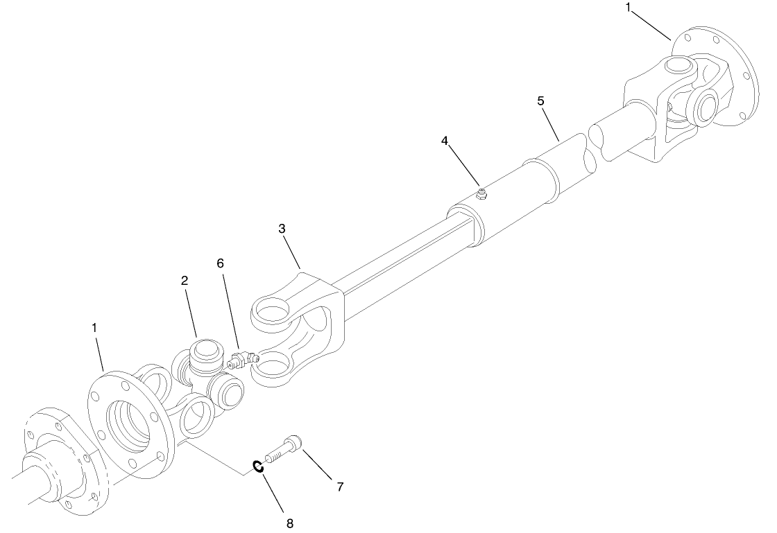 Drive Shaft Assembly No. 98-5009