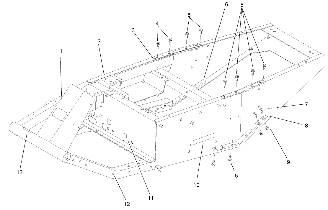 Main Frame Assembly (continued)