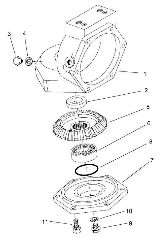 Rear Axle Assembly No. 95-7501 (continued) Axle Case Assembly