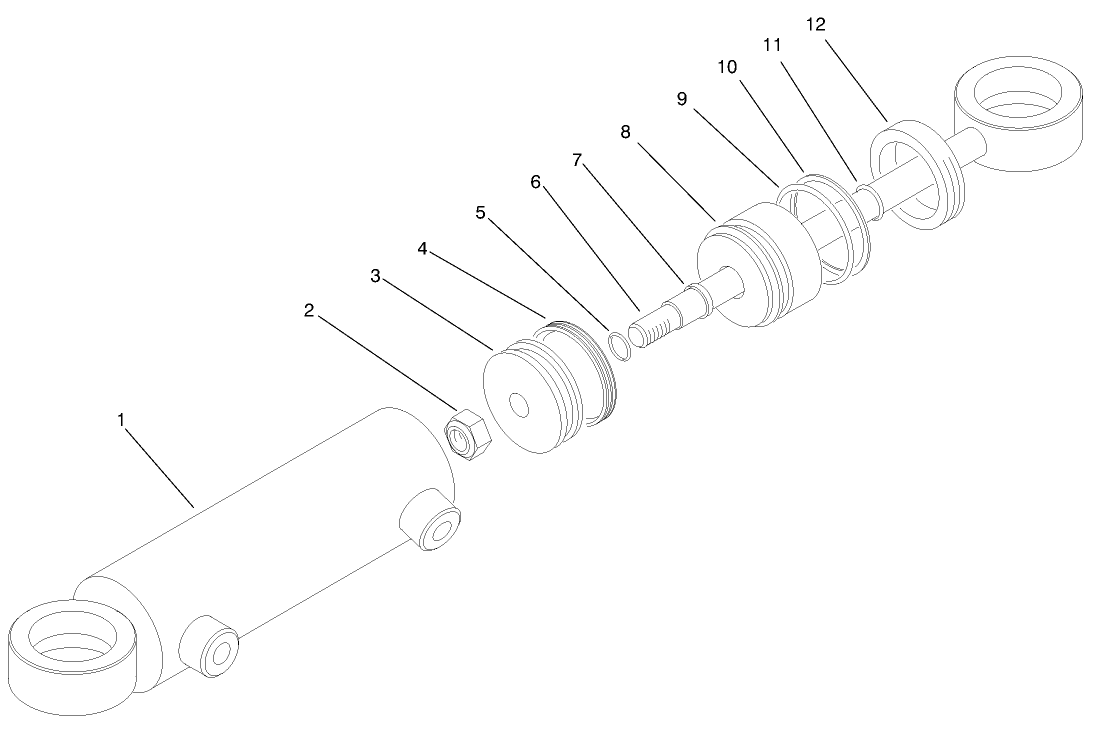 Steering Cylinder No. 99-2415