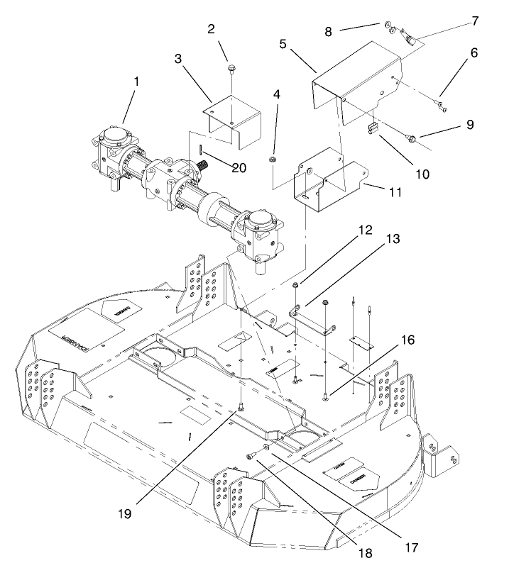 Covers And Gear Box Assembly