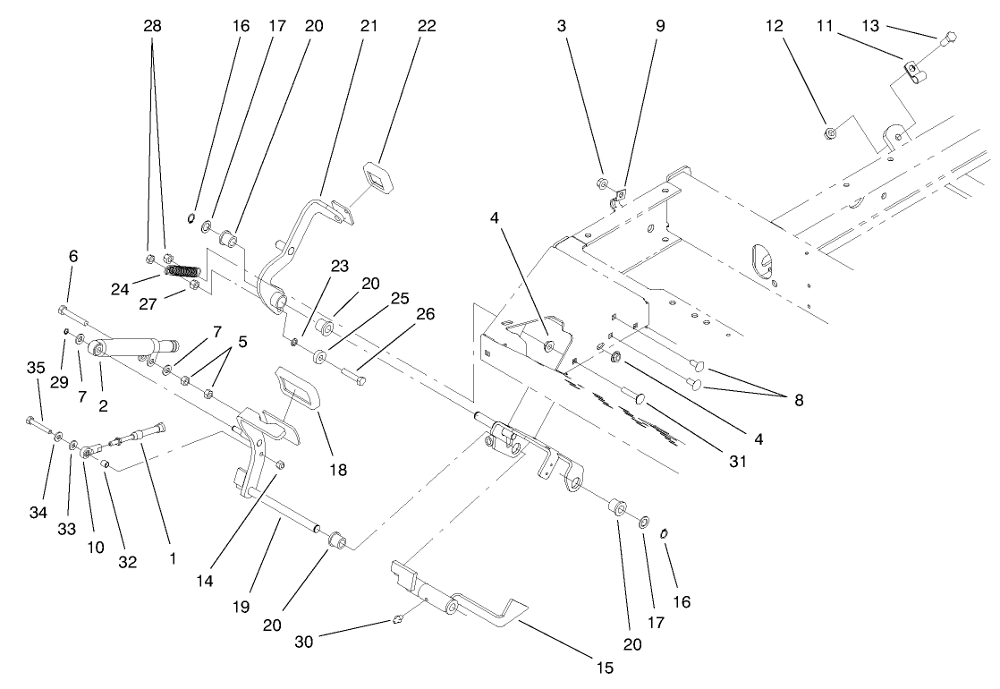 Traction Pedal Assembly