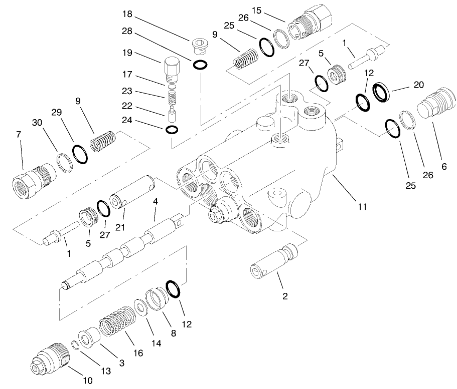 Control Valve Assembly No. 95-8581 (model No. 03201)