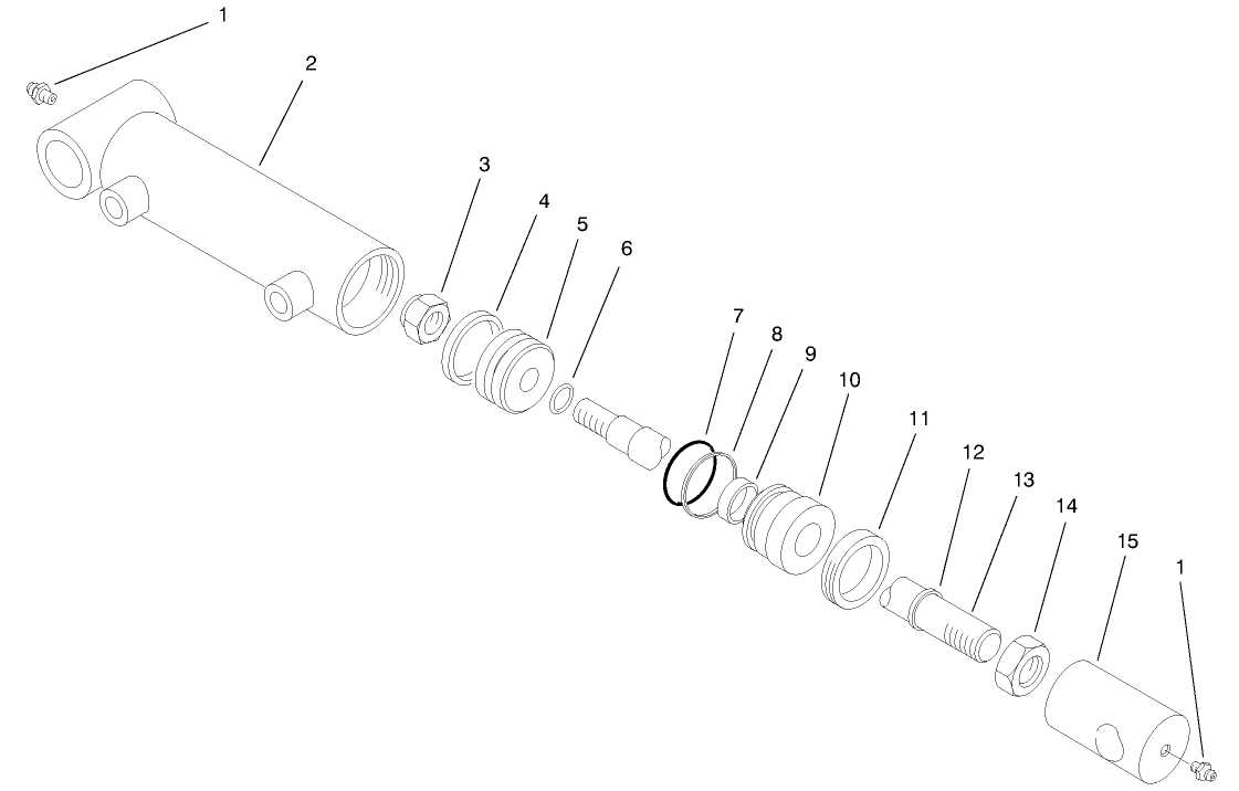 Hydraulic Cylinder Assembly No. 95-8978