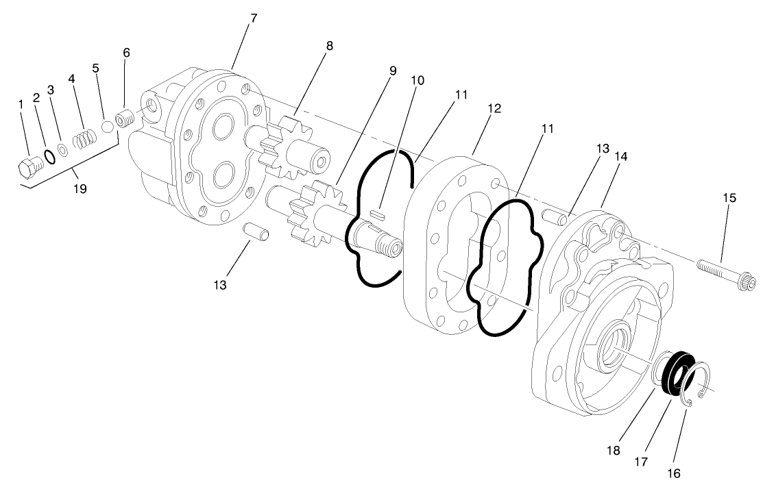 Hydraulic Motor Assembly No. 93-6975