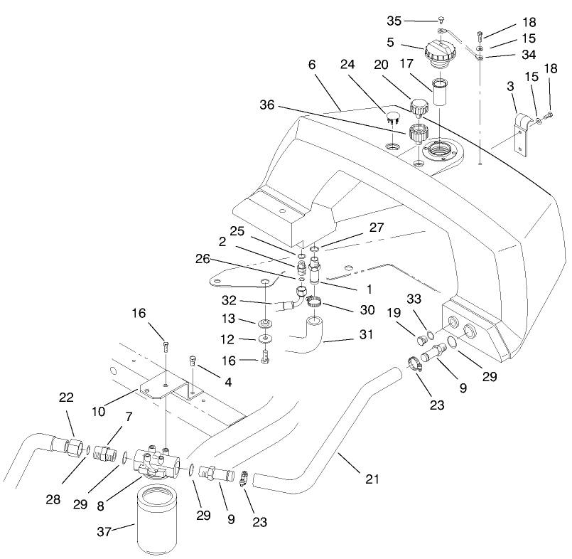 Hydraulic Reservoir Assembly