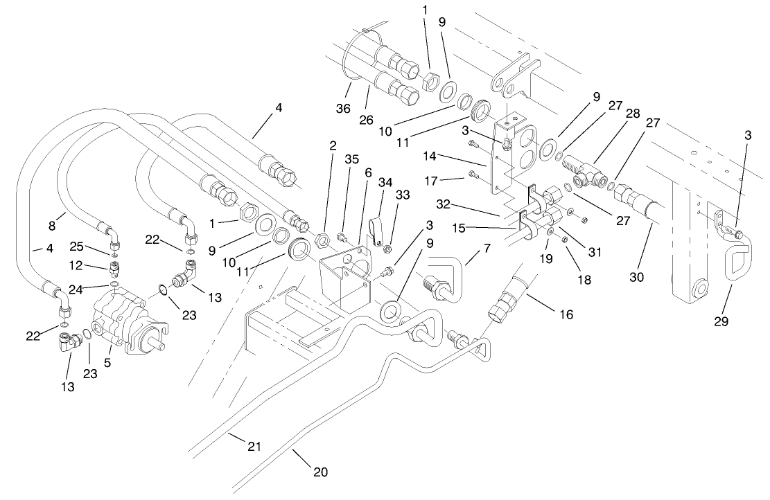 Reel Motor Installation Assembly-Rear