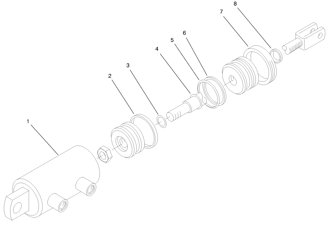 Hydraulic Cylinder No. 99-8158