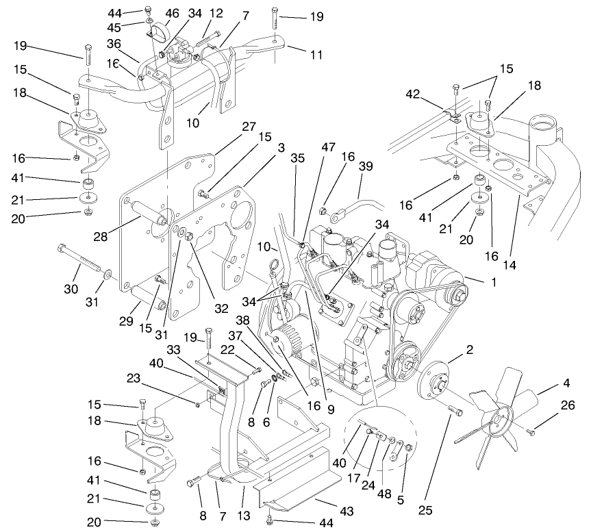 Engine Installation Assembly