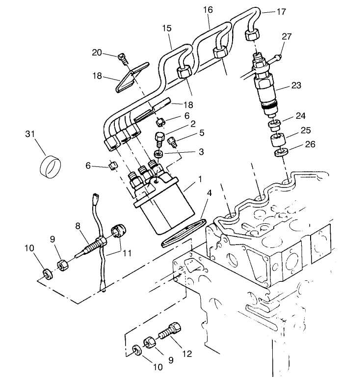 Fuel Injection System Assembly