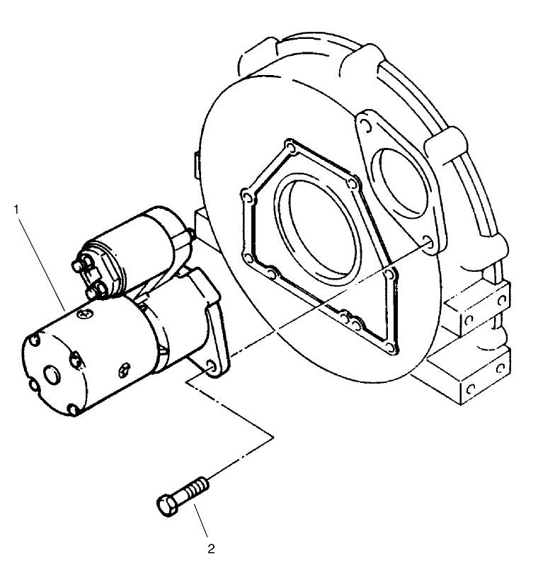 Starter Installation Assembly