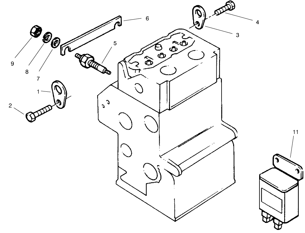 Engine Lifting Tab & Cold Start Assemblies