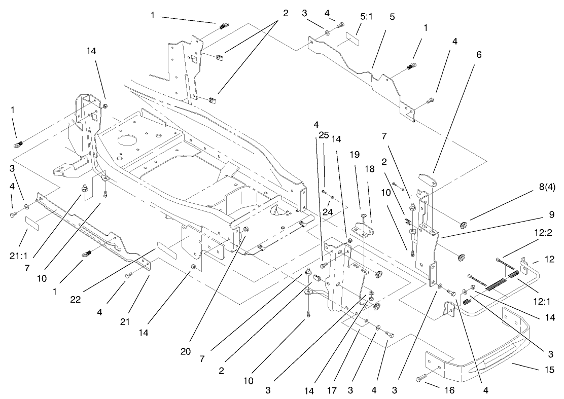 Bumper & Hood Support Assembly