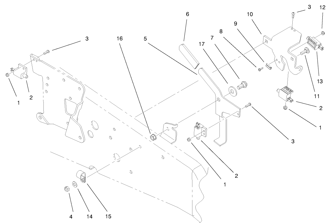 Upper Parking Brake Assembly