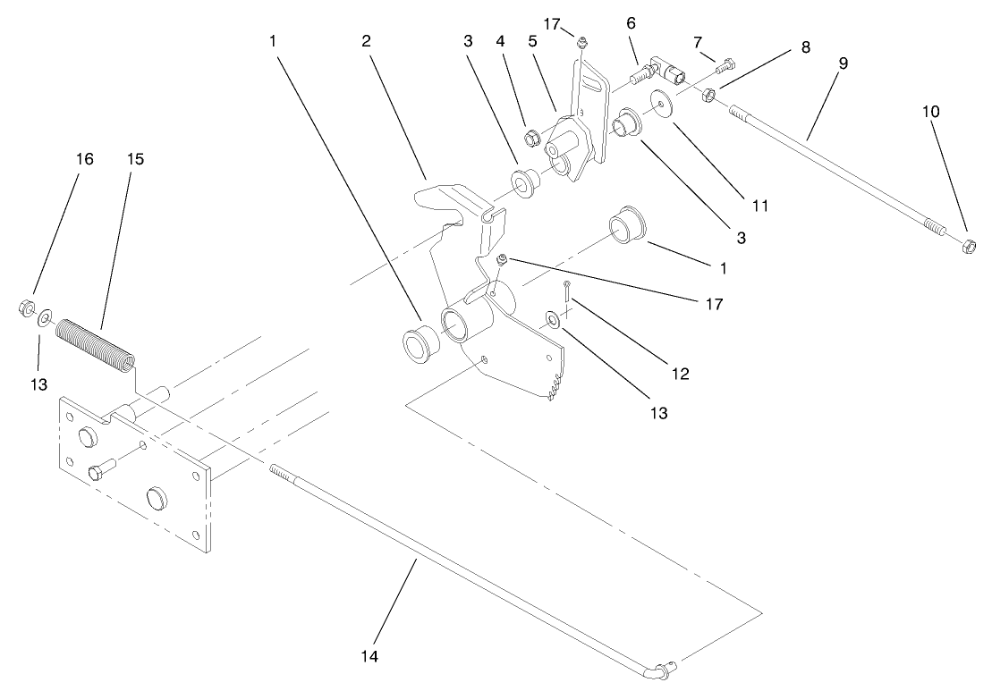 Lower Parking Brake Assembly