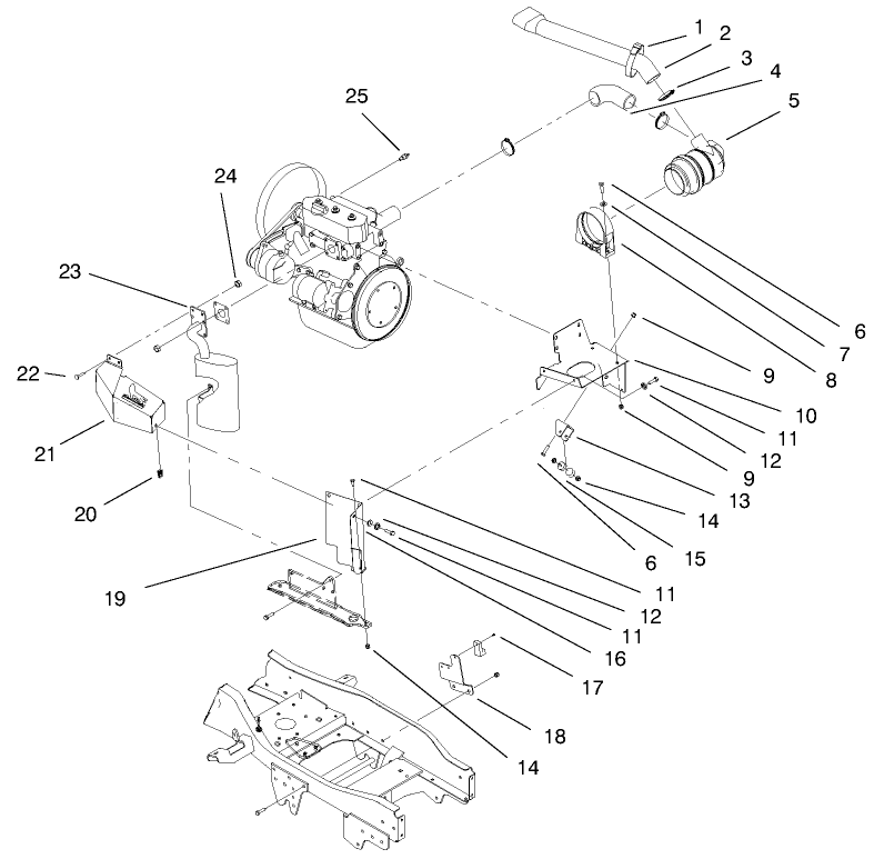 Liquid Cooled Diesel Engine Assembly (continued)