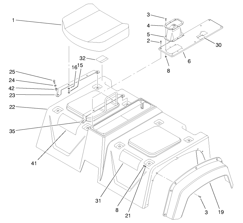 Seat Base Assembly