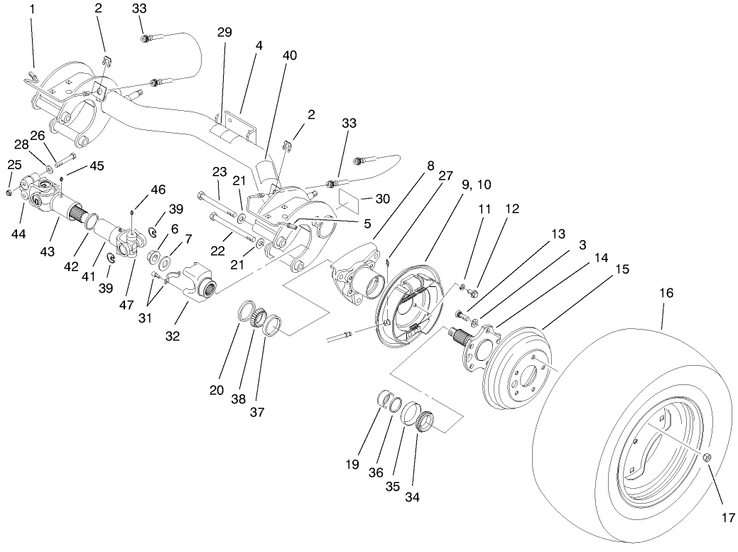 Rear Axle Assembly