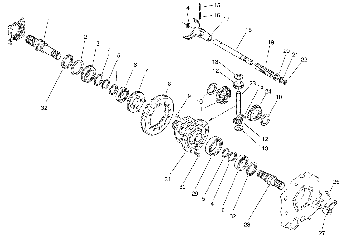 Differential Gear Assembly