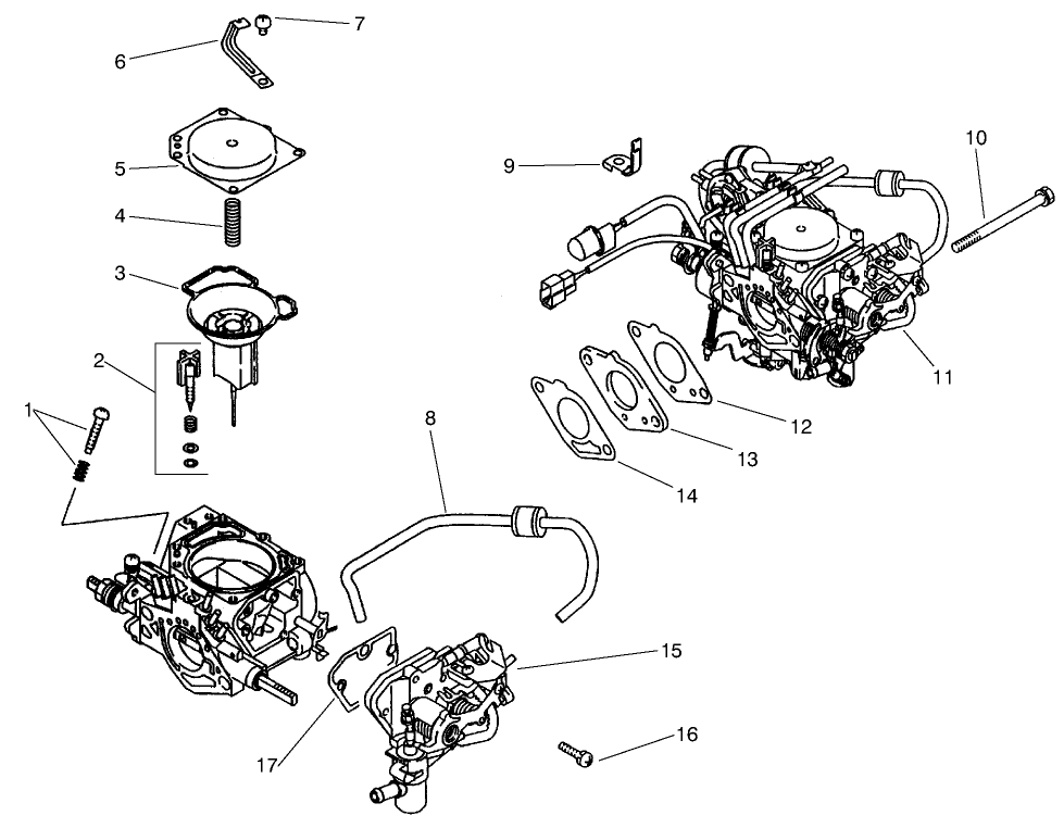 Carburetor Installation Assembly
