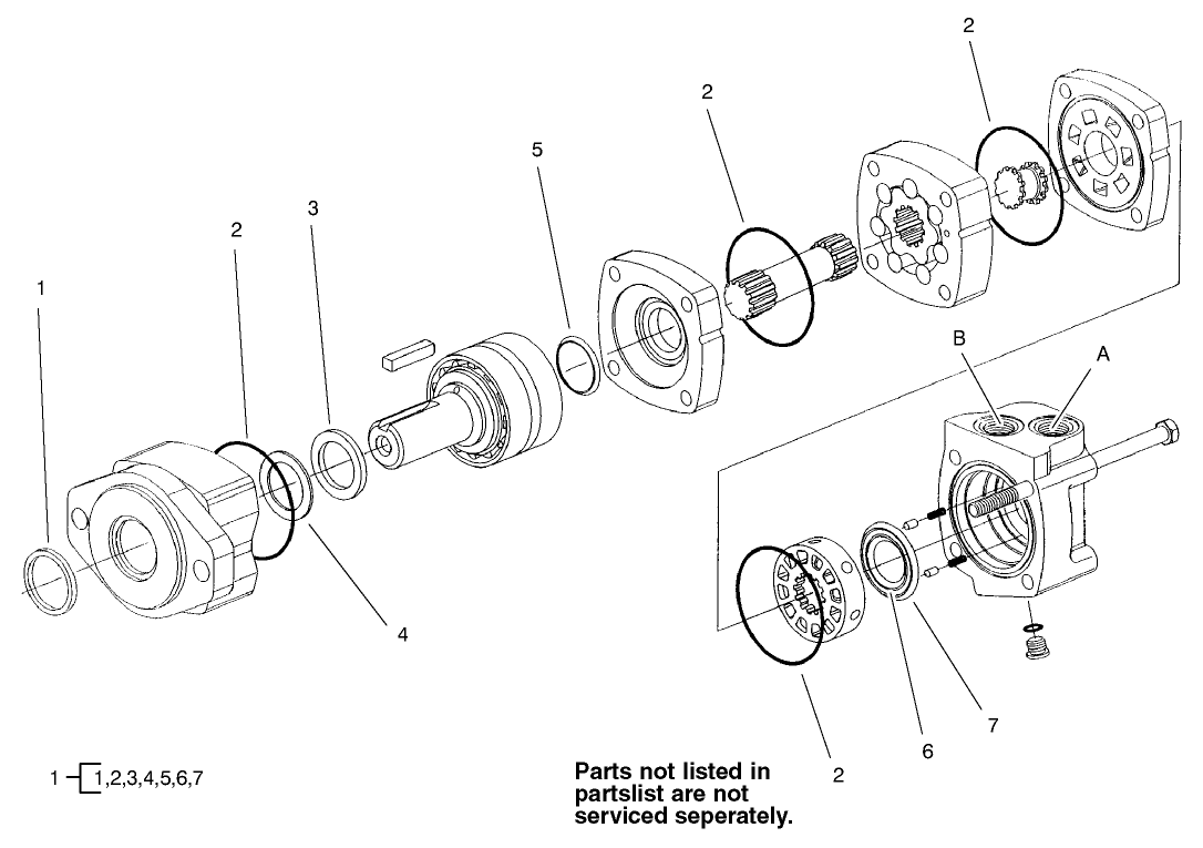 Hydraulic Motor Assembly No. 99-6566