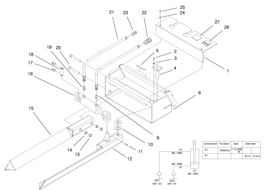 Tree Forks Assembly