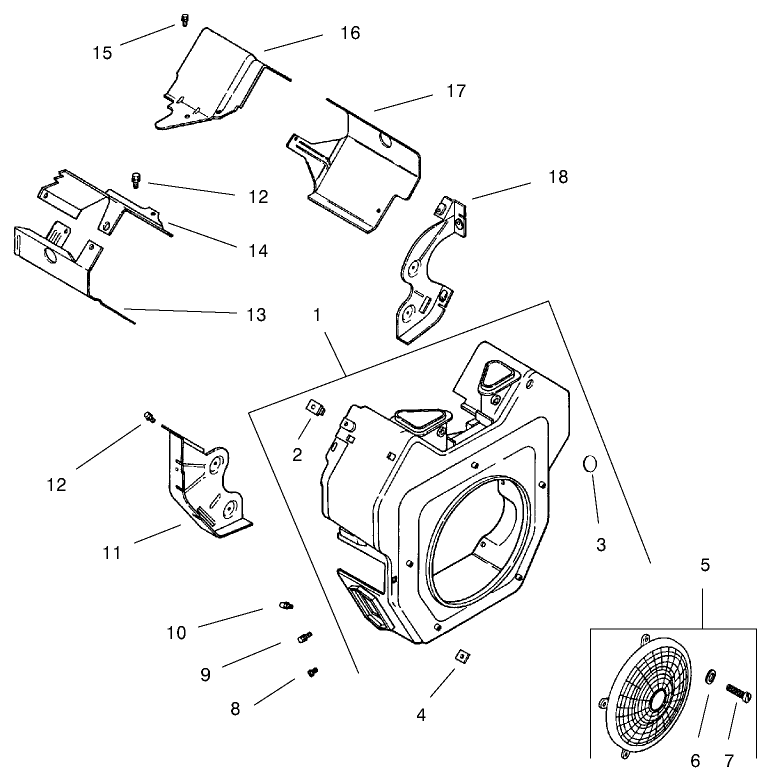 Group 6-Blower Housing & Baffles