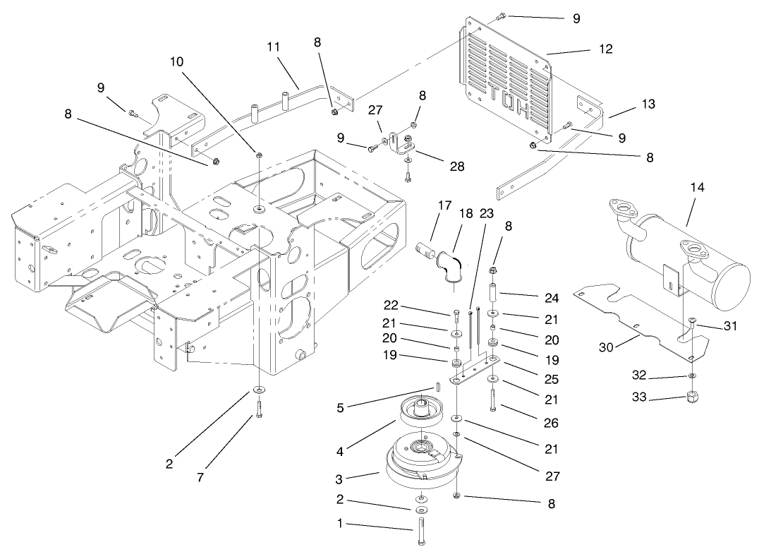 Engine And Clutch Assembly