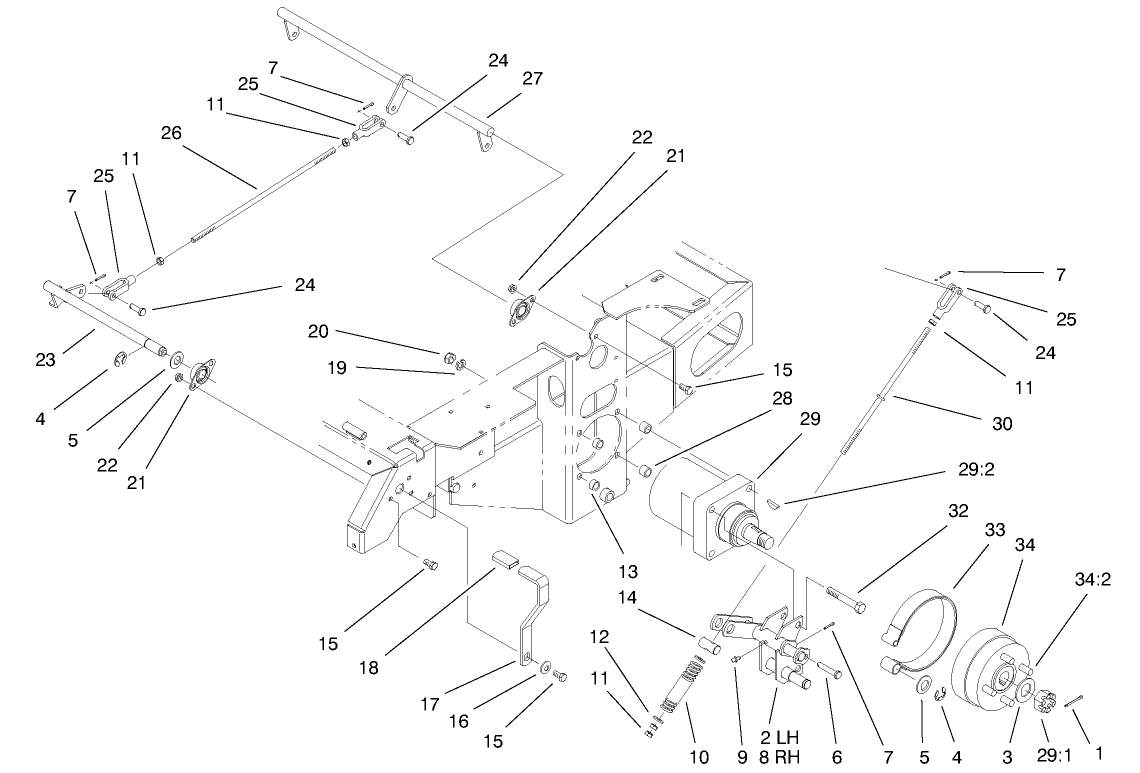 Parking Brake System Assembly