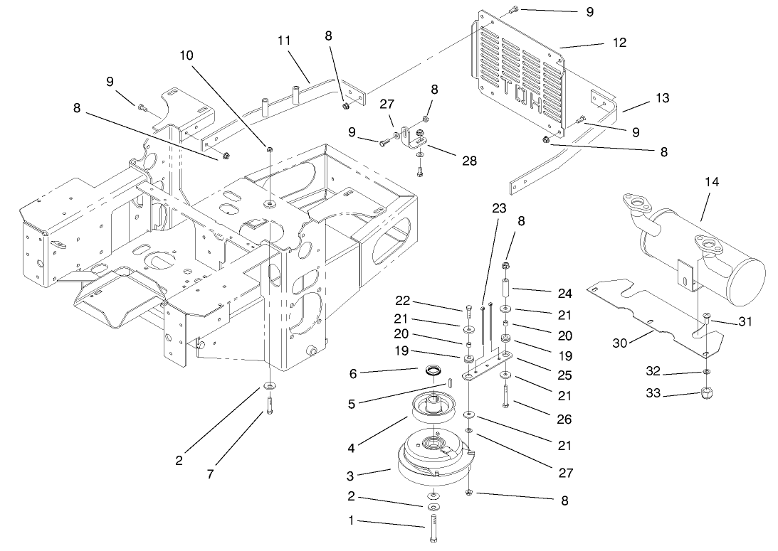 Engine And Clutch Assembly