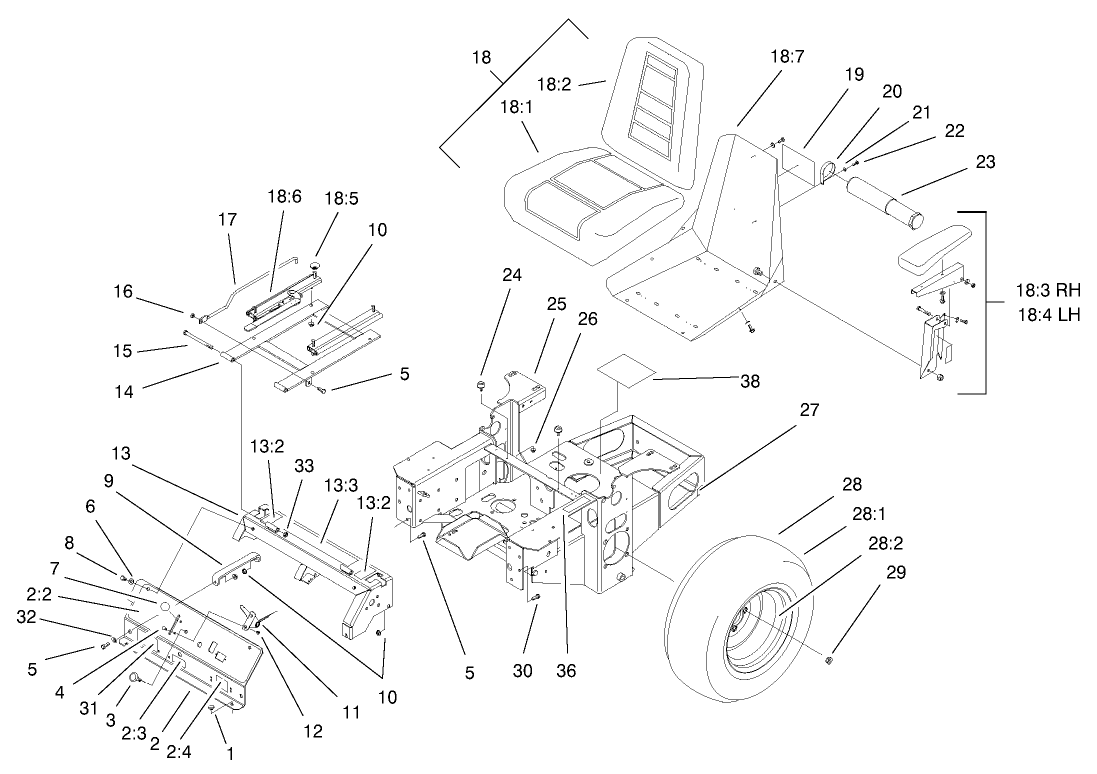 Parts – Z153 Z Master, With 52