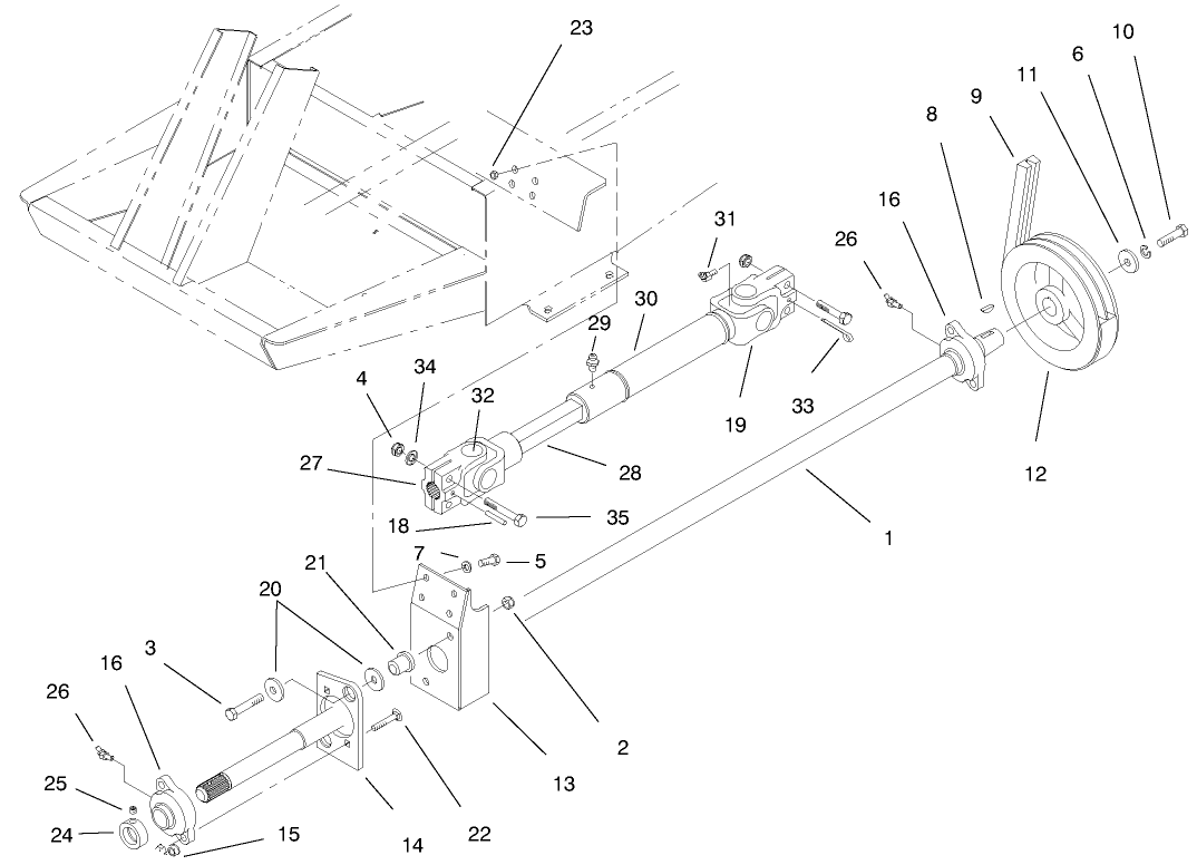 Power Take-Off & Shaft Assembly
