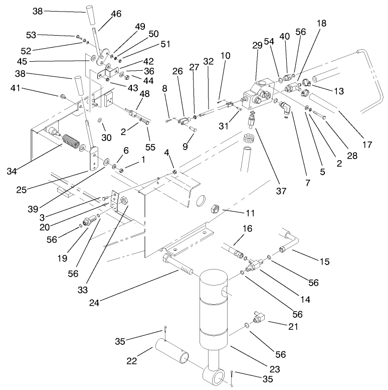 Hydraulic Lift System Assembly
