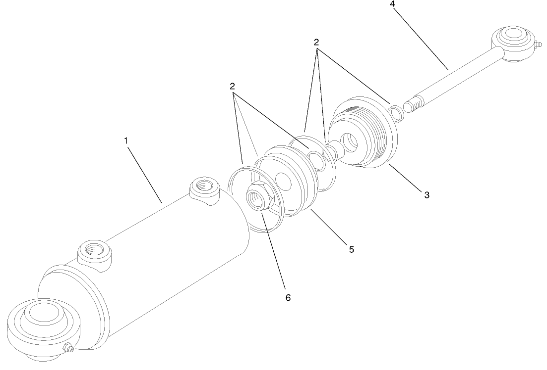 Hydraulic Cylinder No. 76-2070