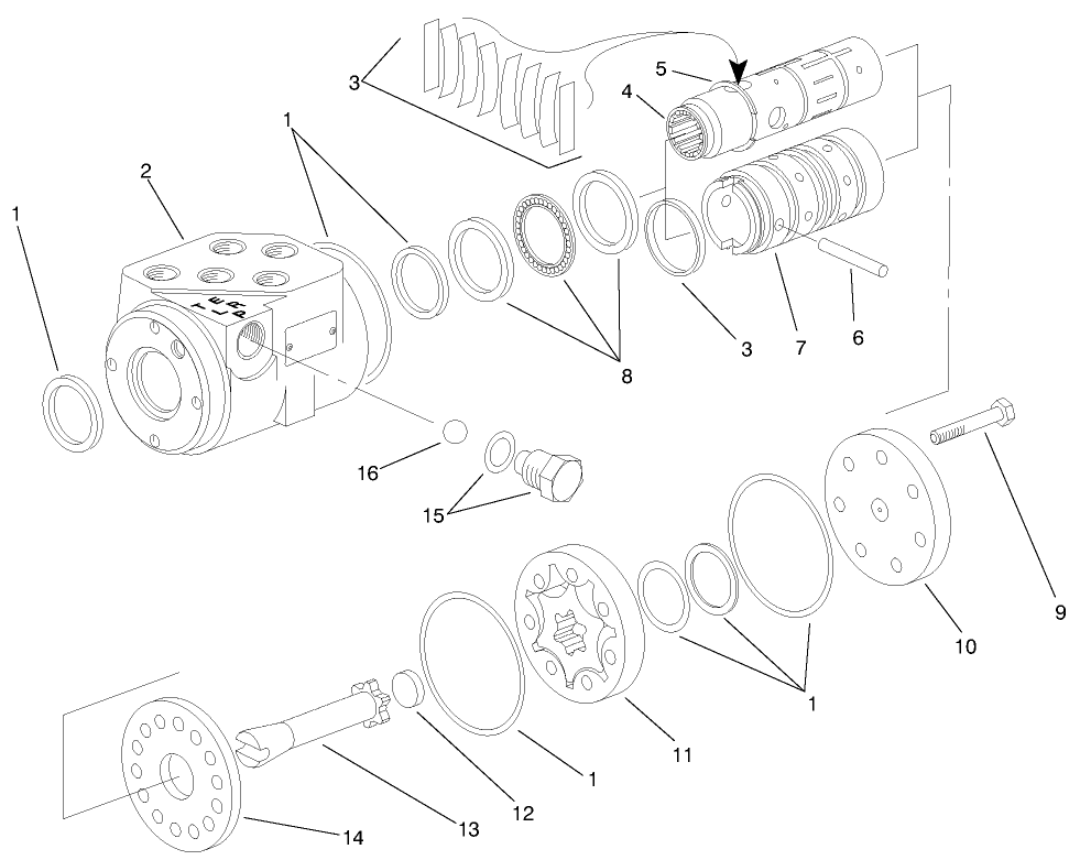Steering Control Valve Assembly No. 93-5165