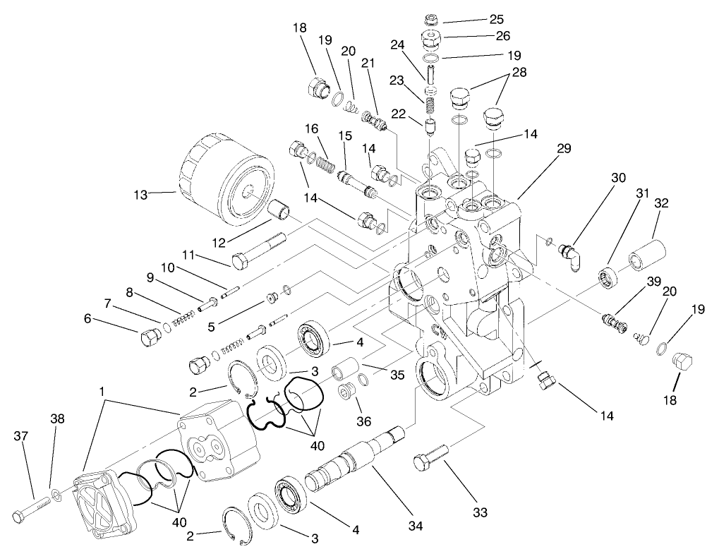 Front Axle Center Section Assembly