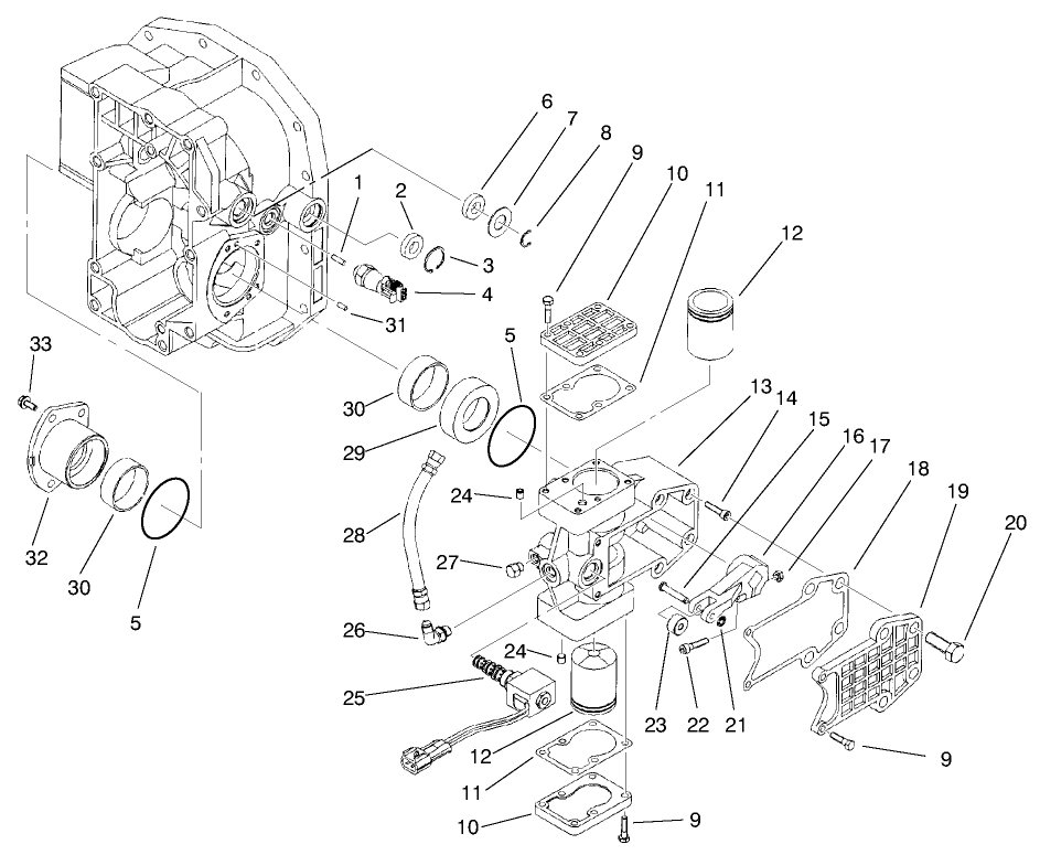 Hydraulic Housing Assembly-Control