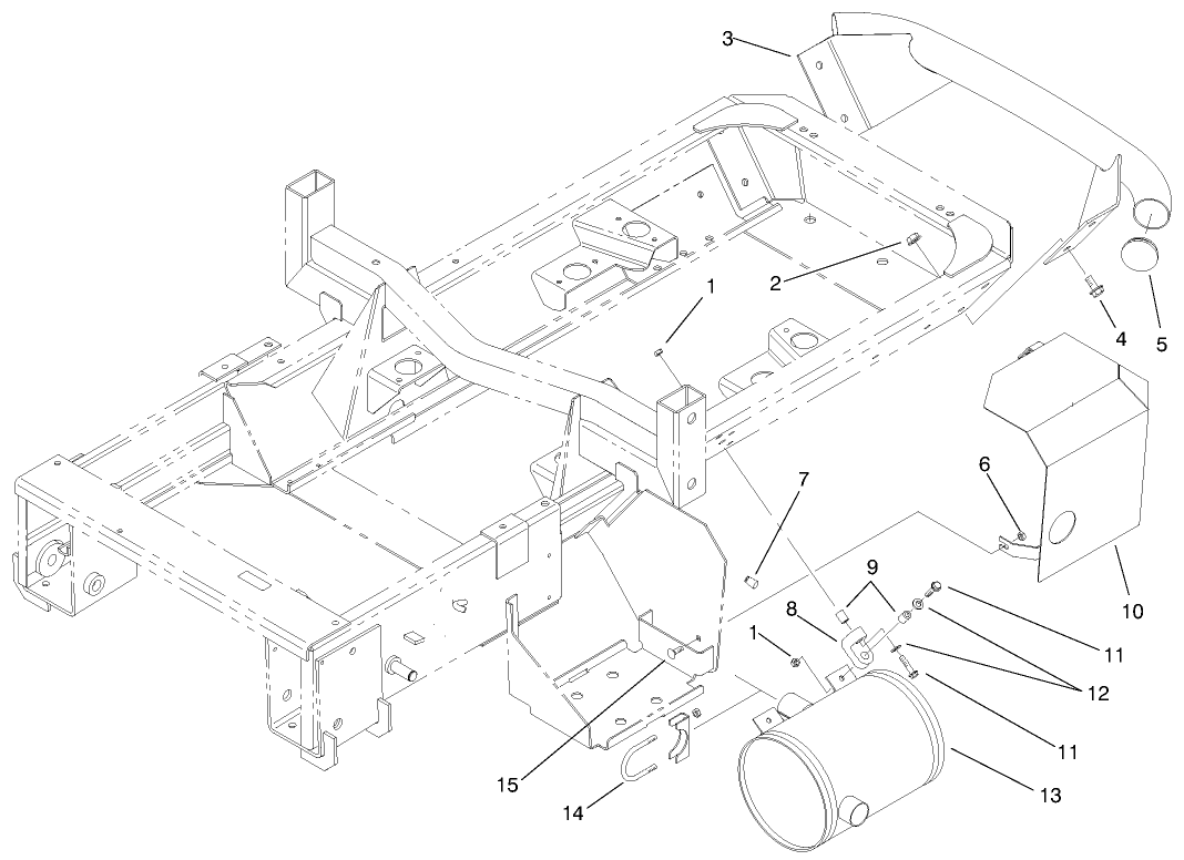 Muffler & Rear Bumper Assembly