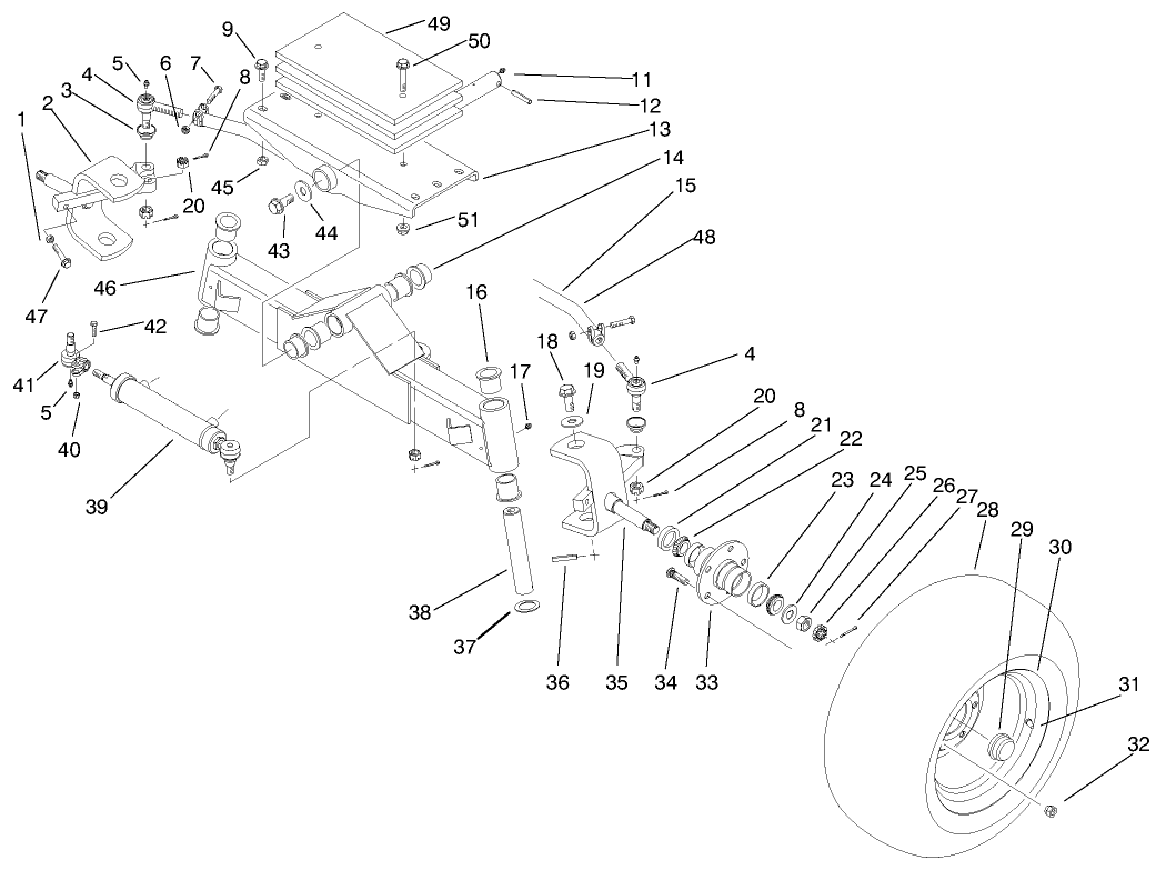 Rear Axle Assembly (model No. 30301)
