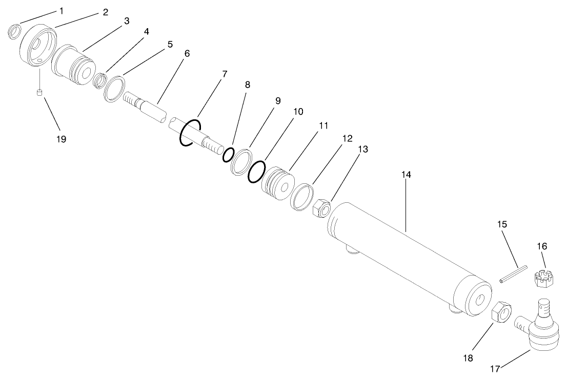 Steering Cylinder Assembly No. 93-5502