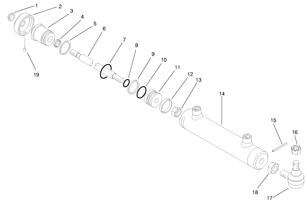 Steering Cylinder Assembly No. 93-5962
